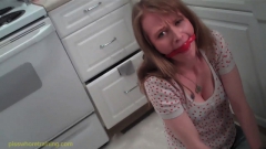Natalie gagged and humiliated and pissing her pants - N