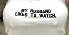 My husband likes to watch - N