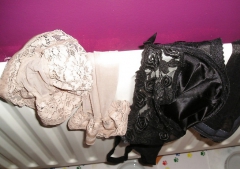 My girlfriends stockings and tights pantyhose wash day. - N