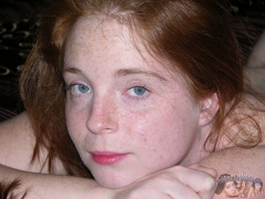 Freckled Face Teen Spreads Ass - N