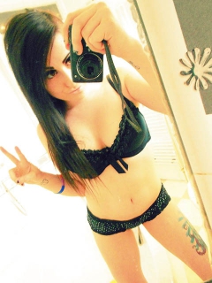 Naked hipster teen - nude selfie gallery - N