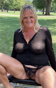 Diane Tanner a Hot Slutty Teacher Exposed in a Public Park 4 - N