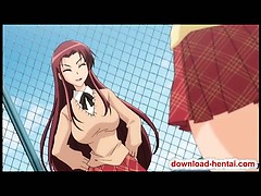 Hentai schoolgirl getting naked