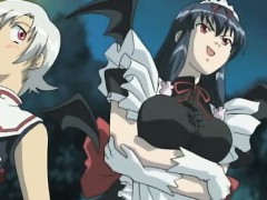 Anime angel gets her tits fucked