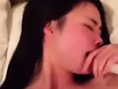 AsianSexPorno.com - Horny chinese chick moan