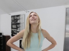 Teen gets pov cum facial