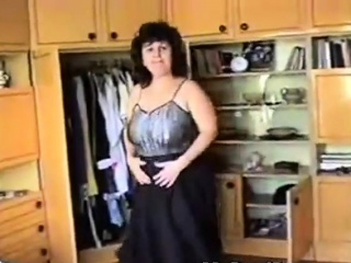 cute milf getting dressed