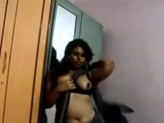 Indian girly shows her tits every chance she gets