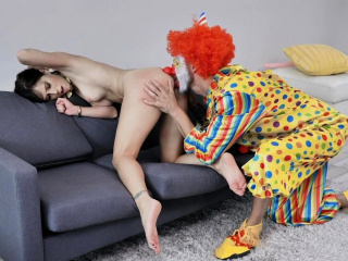 Tricky clown fucked milf Alana