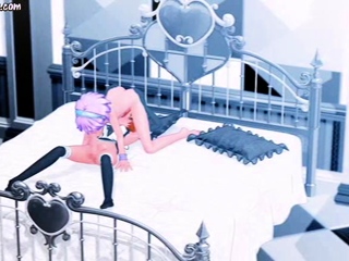 Animated shemales making love in bedroom