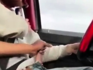 Hot Young Trucker Gets Handjob