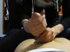 Handjobs big cock