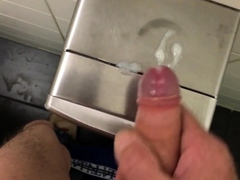 Cumshot Compilation Public Restroom 2018