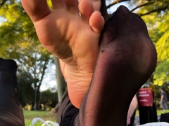 Black Amateur Explore Hot Foot Fetish