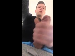 Boy sagging and cum at university