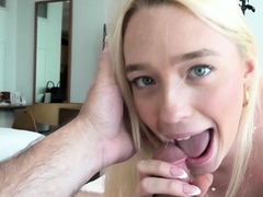 blonde-teen-sucks-cock-and-gives-the-cameraman-a-rimjob