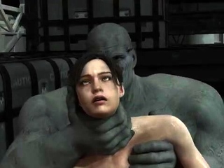 Claire gets filled by Mr. X